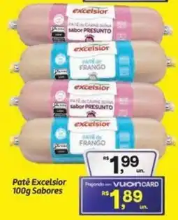 Fort Atacadista Patê Excelsior Sabores oferta