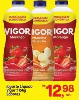 Fort Atacadista logurte Líquido Vigor Sabores oferta