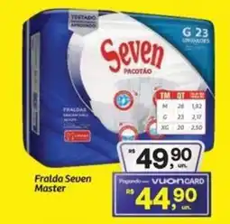 Fort Atacadista Fralda Seven Master oferta