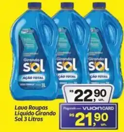 Fort Atacadista Lava Roupas Líquido Girando Sol oferta