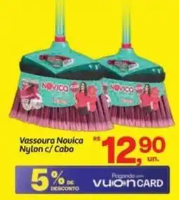 Fort Atacadista Vassoura Novica Nylon c/Cabo oferta
