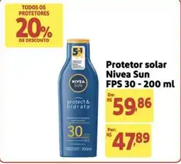 Mercado Extra Protetor solar Nivea Sun FPS 30 oferta