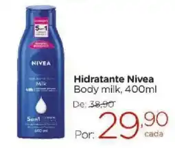 Carrefour Hidratante Nivea Body milk, oferta