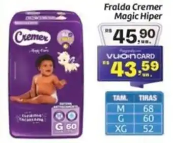 Fralda Cremer Magic Hiper