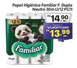 Comper Papel Higiênico Familiar F. Dupla Neutro 30m oferta