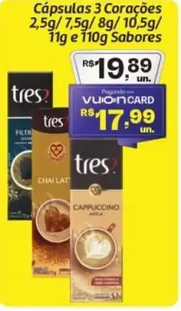 Comper Cápsulas 3 Corações oferta