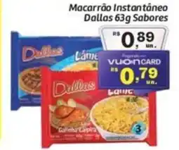Comper Macarrão Instantâneo Dallas Sabores oferta