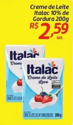 Comper Creme de Leite Italac 10% de Gordura oferta