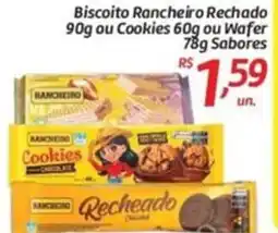 Comper Biscoito Rancheiro Rechado ou Cookies ou Wafer sabores oferta