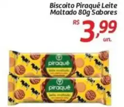 Comper Biscoito Piraquê Leite Maltado Sabores oferta