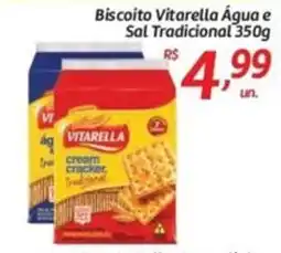 Comper Biscoito Vitarella Água e Sal Tradicional oferta