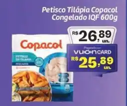 Comper Petisco Tilápia Copacol Congelado IQF oferta