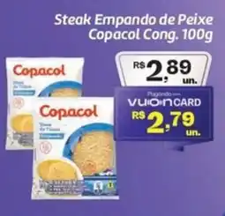 Comper Steak Empando de Peixe Copacol Cong. oferta