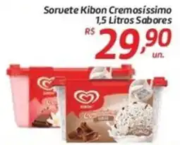 Comper Sorvete Kibon Cremosíssimo Sabores R$ oferta
