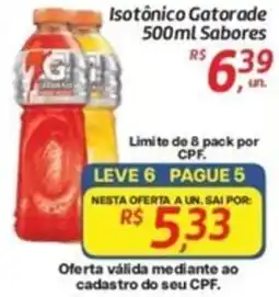 Comper Isotônico Gatorade Sabores oferta