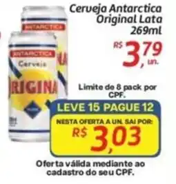 Comper Cerveja Antarctica Original Lata oferta