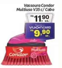 Comper Vassoura Condor Multiuso V35 c/Cabo oferta
