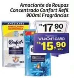 Comper Amaciante de Roupas Concentrado Confort Refil Fragrâncias oferta