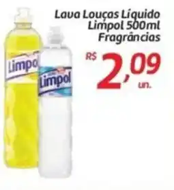 Comper Lava Louças Líquido Limpol Fragrâncias oferta