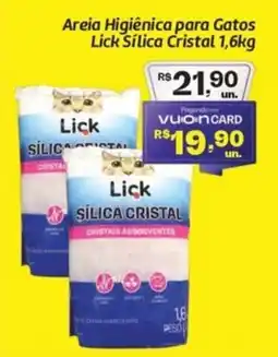 Comper Areia Higiênica para Gatos Lick Sílica Cristal oferta