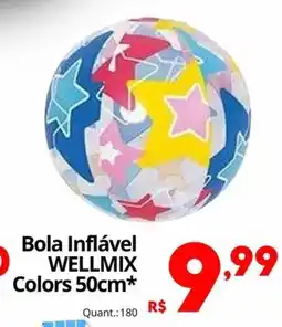 Althoff Supermercados Bola Inflável WELLMIX Colors 50cm oferta
