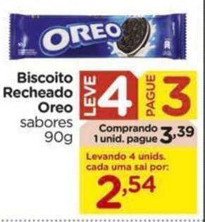 Carrefour Biscoito Recheado Oreo 90g oferta