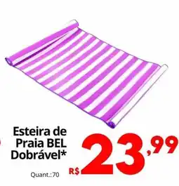 Althoff Supermercados Esteira de Praia BEL Dobrável oferta