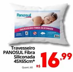 Althoff Supermercados Travesseiro PANOSUL Fibra Siliconada 45X65cm oferta