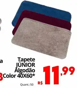 Althoff Supermercados Tapete JÚNIOR Álgodão Color 40X60 oferta
