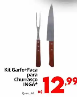 Althoff Supermercados Kit Garfo+Faca para Churrasco INGA oferta