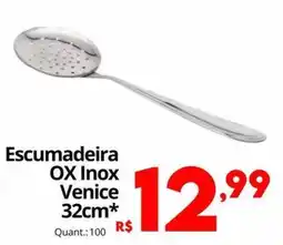 Althoff Supermercados Escumadeira OX Inox Venice 32cm oferta