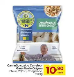 Carrefour Camarão cozido Carrefour Garantia de Origem oferta