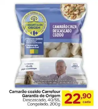 Camarão cozido Carrefour Garantia de Origem
