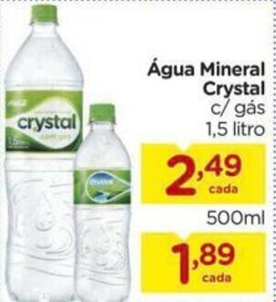 Carrefour Agua Mineral Crystal 1.5L oferta