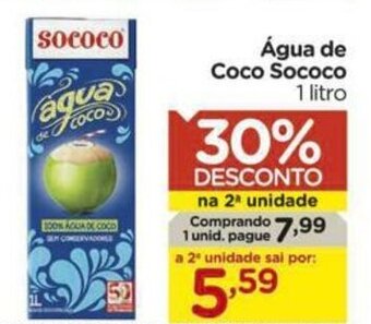 Carrefour Agua de Coco Sococo 1L oferta