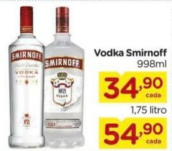 Carrefour Vodka Smirnoff 998ml oferta