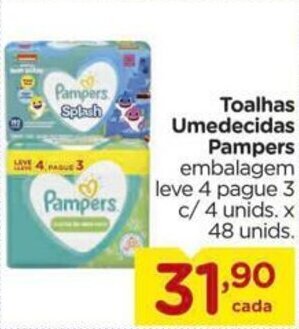 Carrefour Toalhas Umedecidas Pampers oferta