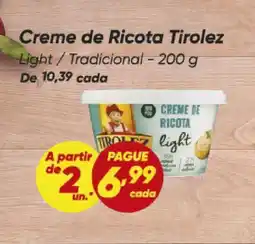 Dia Creme de Ricota Tirolez oferta