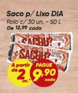 Dia Saco p/Lixo DIA oferta