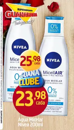 Supermercados Guanabara Água Micelar Nivea oferta