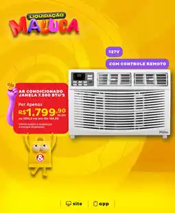 Casa e Vídeo Ar condicionado janela 7.500 btu's oferta