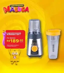 Casa e Vídeo Liquidificador blender 2 em 1 oferta
