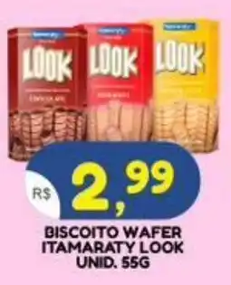 Bramil Supermercados Biscoito wafer itamaraty look unid. oferta