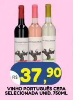 Bramil Supermercados Vinho português cepa selecionada unid. oferta