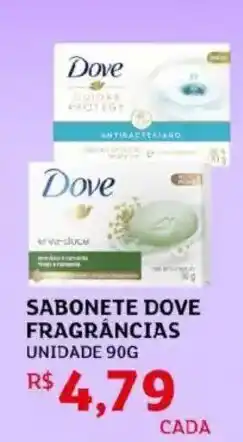 Assaí Atacadista Sabonete dove fragrâncias unidade oferta