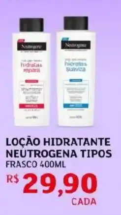 Assaí Atacadista Loção hidratante neutrogena tipos frasco oferta