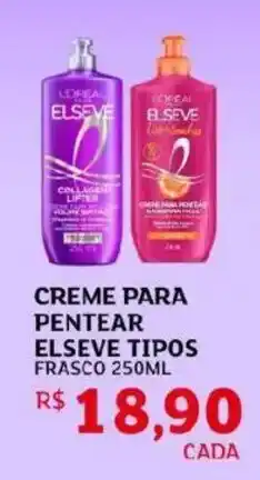 Assaí Atacadista Creme para pentear elseve tipos frasco oferta