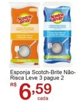 Giga Atacado Esponja Scotch-Brite Não- Risca oferta