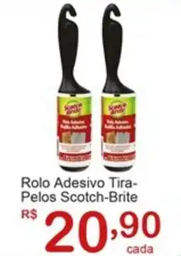 Giga Atacado Rolo Adesivo Tira- Pelos Scotch-Brite oferta