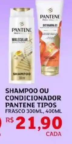 Assaí Atacadista Shampoo ou condicionador pantene tipos oferta